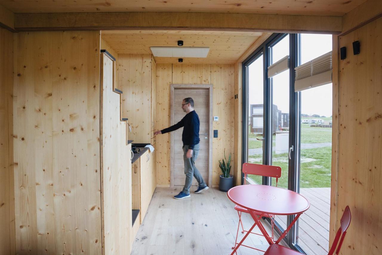 Tiny House Nature 13 Zur Kuhweide - Green Tiny Village Harlesiel كاروليننسيل المظهر الخارجي الصورة