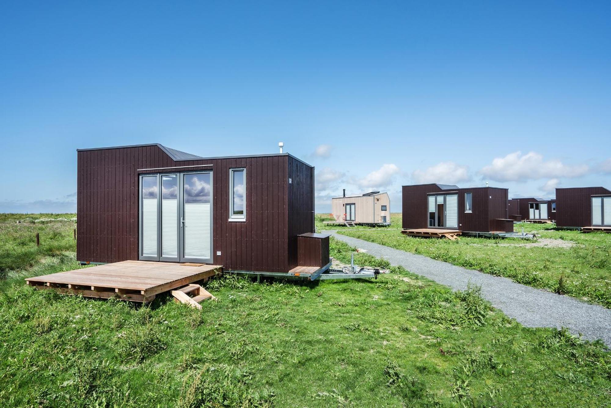 Tiny House Nature 13 Zur Kuhweide - Green Tiny Village Harlesiel كاروليننسيل المظهر الخارجي الصورة
